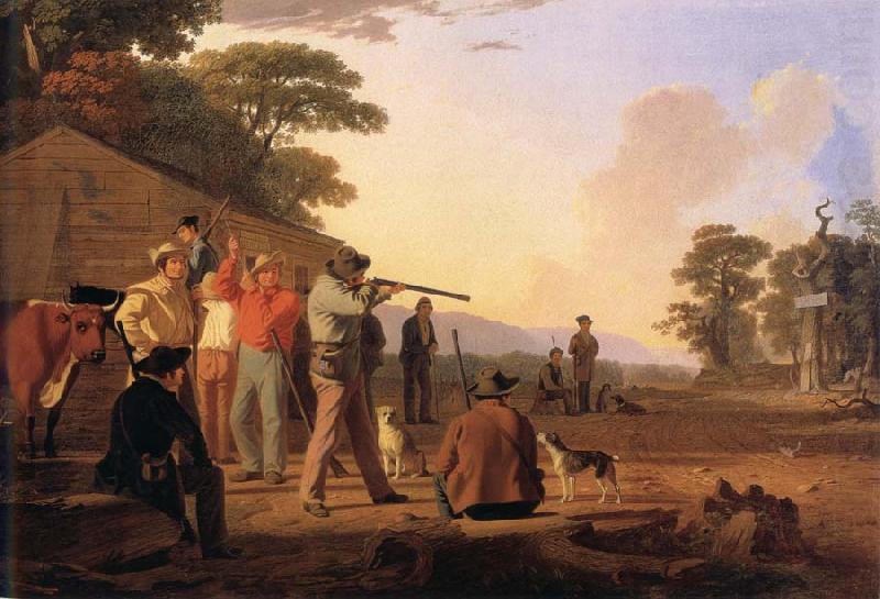 Shooting For the Beef, George Caleb Bingham